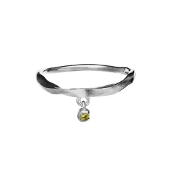 Maanesten - Ring Signe aus Silber mit grünem Peridot