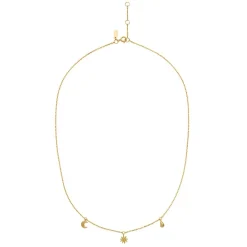 Maanesten - Sadie Halskette in vergoldete silber