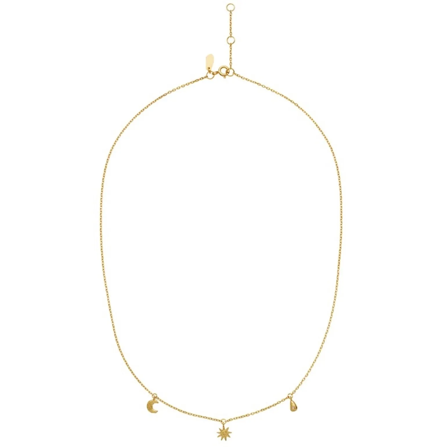 Maanesten - Sadie Halskette in vergoldete silber