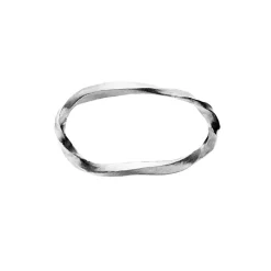Maanesten - Siv Ring in Silber mit Verdrehung