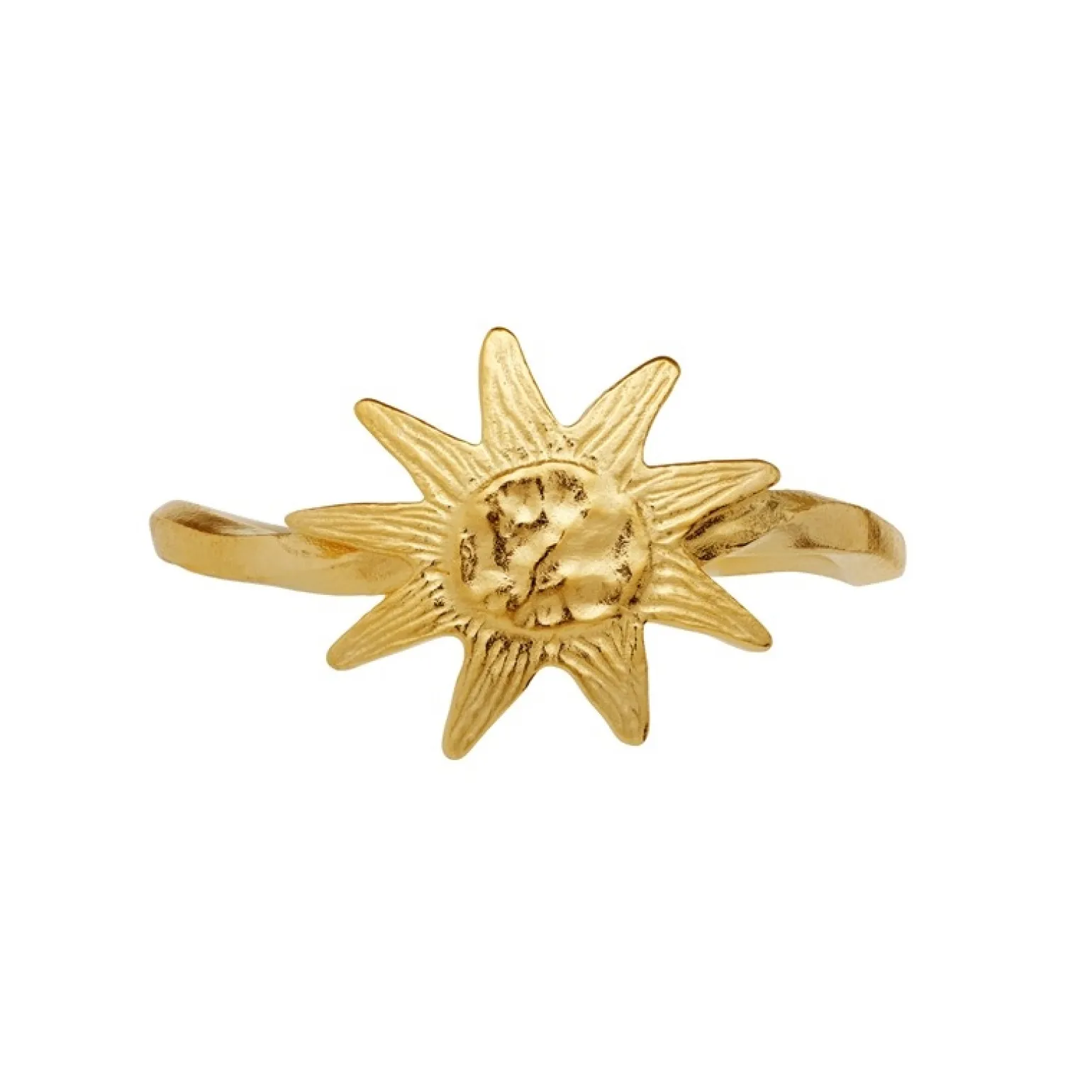 Maanesten - Sonja ring aus vergoldetem silber