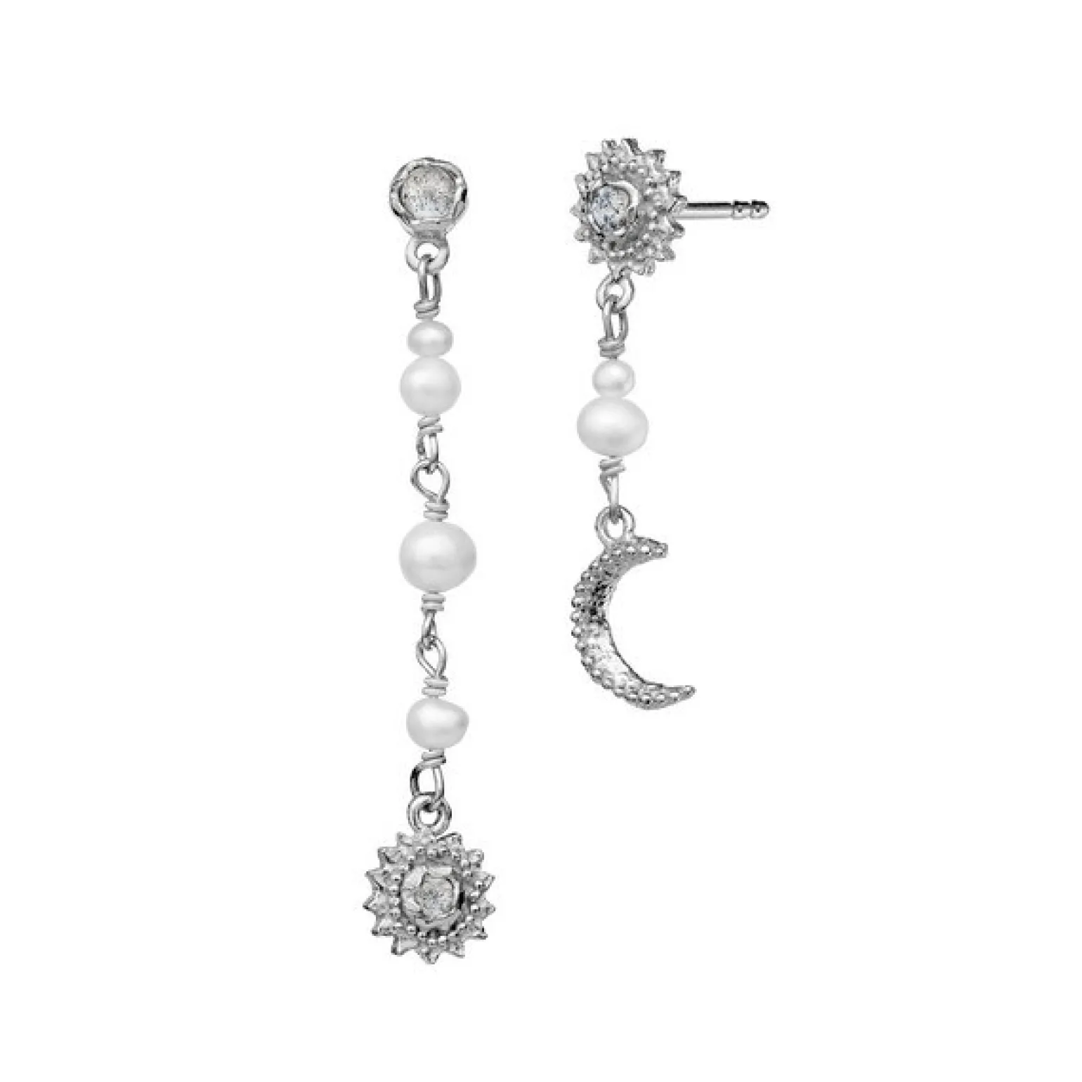 Maanesten - Sunniva Ohrring aus Silber