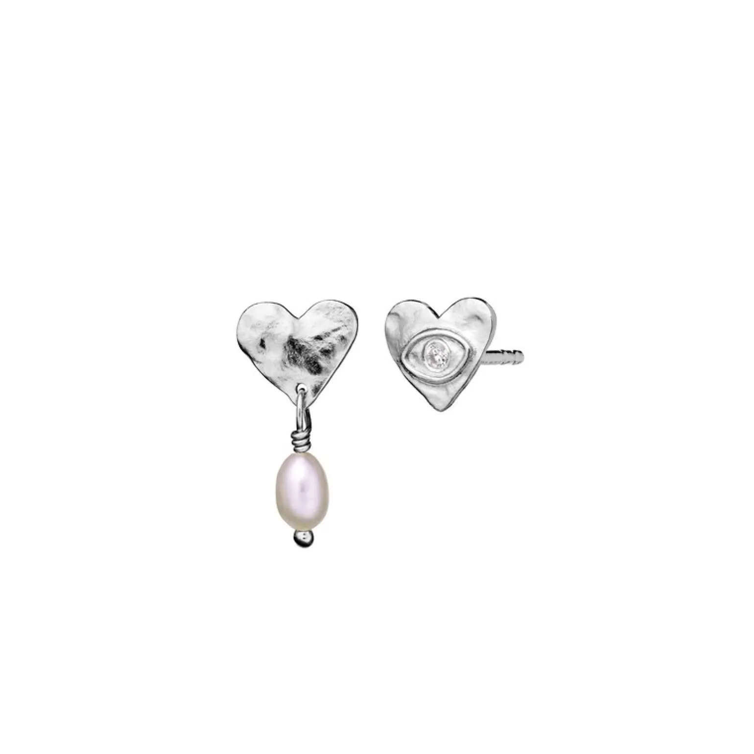 Maanesten - Vesta-Ohrstecker silber