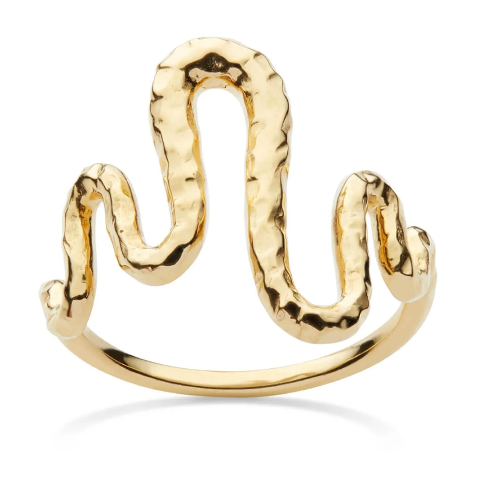 Maanesten - Viva Ring aus vergoldetem Silber