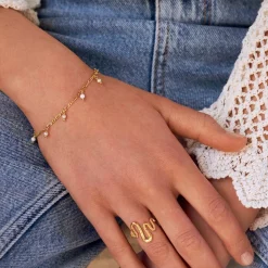 Maanesten - Viva Ring aus vergoldetem Silber