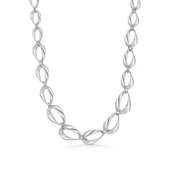 Mads Z - Aura-Halskette aus silber mit großen Gliedern