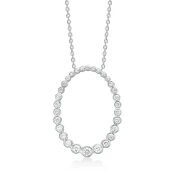 Mads Z - Aurora's Kiss Halskette in silber mit Topas