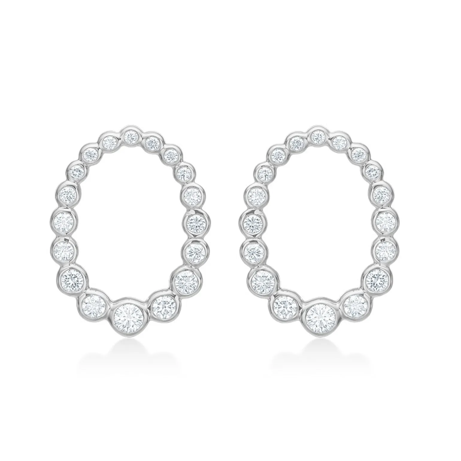 Mads Z - Aurora's Kiss Ohrringe in silber mit Topas