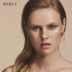 Mads Z - Bubbles-Ohrringe aus 14 Karat Gold