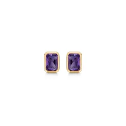 Mads Z - Darling Ohrringe aus 14 Karat Gold mit Amethyst