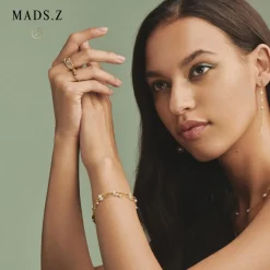 Mads Z - Dew Drops Ohrringe aus 8kt. Gold mit Perlen