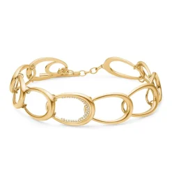 Mads Z - Diamond Ellipse Armband aus 14kt. Gold und insgesamt 0,12ct