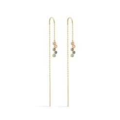 Mads Z - Dido Ohrringe aus 8 Karat Gold mit Zirkonia