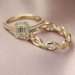 Mads Z - Elizabeth Ring aus 14 Karat Gold mit 0,33 Karat Brillant