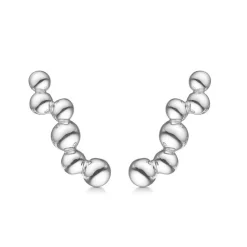 Mads Z - Embedded Ball Ohrringe in Silber