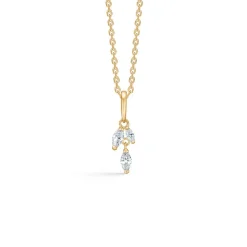Mads Z - Emilia-Anhänger aus 8kt. Gold m zirkonia