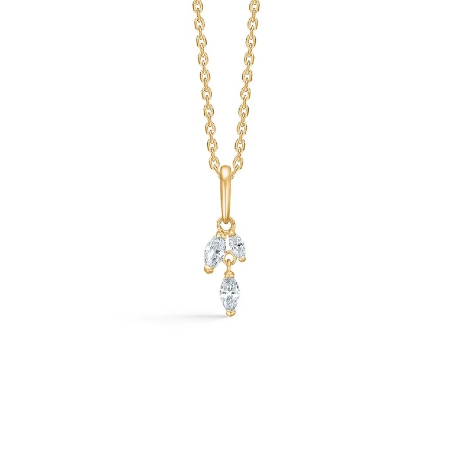 Mads Z - Emilia-Anhänger aus 8kt. Gold m zirkonia