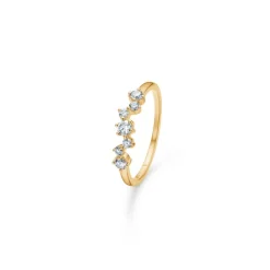 Mads Z - Gemma Diamantring aus 14 Karat Gold mit insgesamt 0,30 Karat.