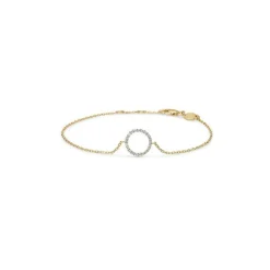 Mads Z - Halo Diamant Armband aus 14kt. Gold und 0,12ct.