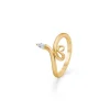 Mads Z - Kobra Ring mit Zirkon in 8kt. Gold - Größe 56