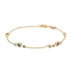 Mads Z - Luxury Rainbow Armband aus 14 kt Gold