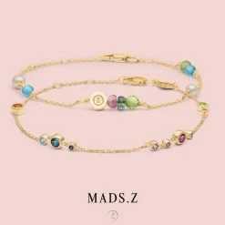 Mads Z - Luxury Rainbow Armband aus 14 kt Gold