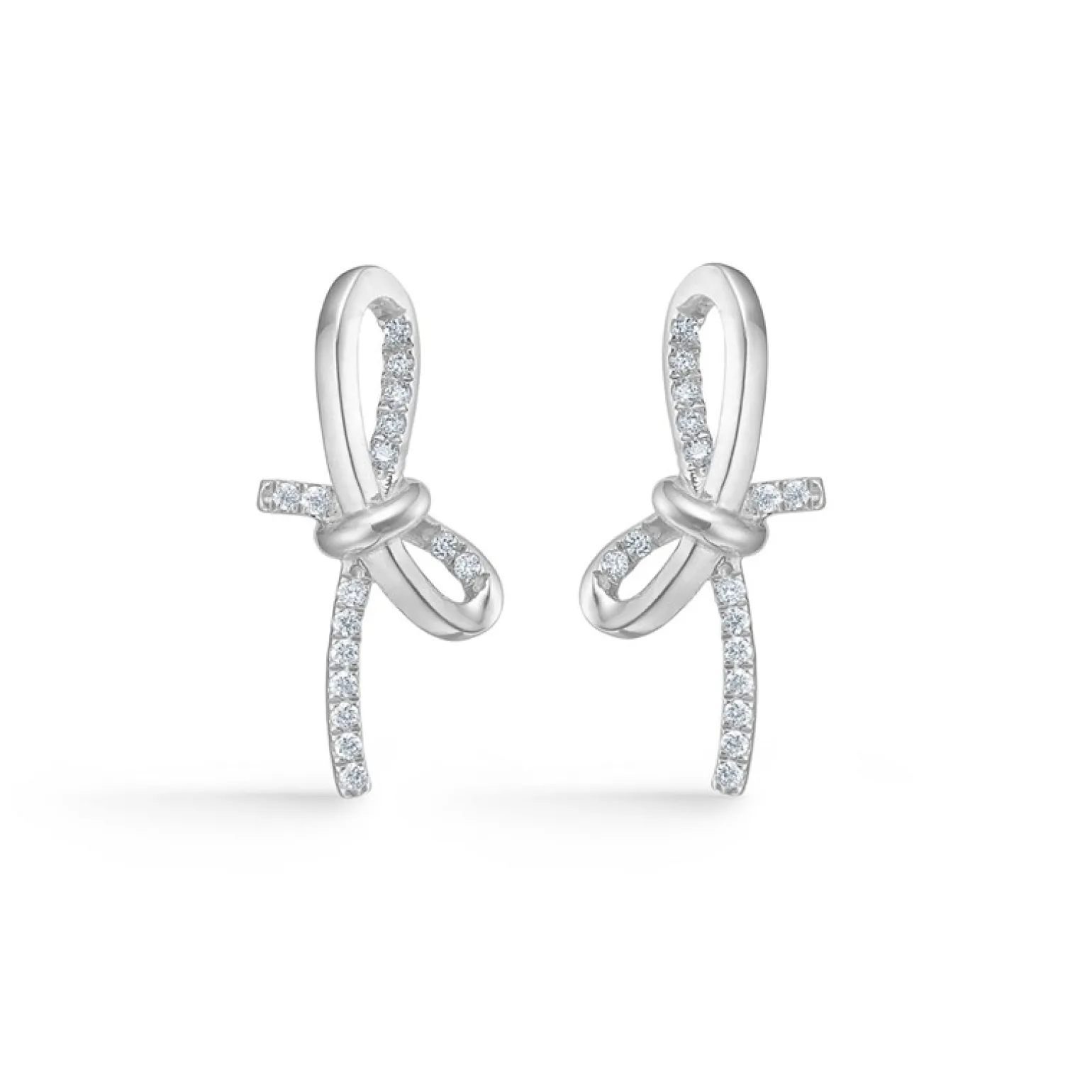 Mads Z - Miss Butterfly Ohrringe aus silber mit Topasen