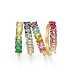 Mads Z - Poetry Emerald Ring aus 14kt. Gold mit echtem Stein