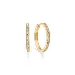 Mads Z - Poetry Hoops aus 14-kt Gold mit einem Gesamtgewicht von 0,24 Kt