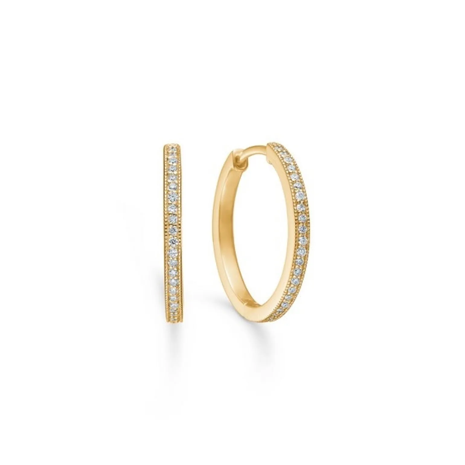 Mads Z - Poetry Hoops aus 14-kt Gold mit einem Gesamtgewicht von 0,24 Kt