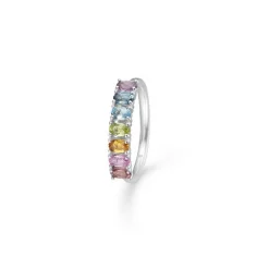 Mads Z - Poetry Rainbow Ring aus Silber mit echtem Stein