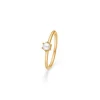 Mads Z - Poetry Solitaire Perlenring aus 14 Kt Gold mit Perle