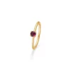 Mads Z - Poetry Solitaire Granatring aus 14 Karat Gold