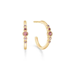 Mads Z - Rosa Poetry Ohrringe aus 14 Karat Gold