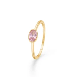 Mads Z - Rose ring aus 8 Karat Gold mit Rosen zirkonia - Größe 54
