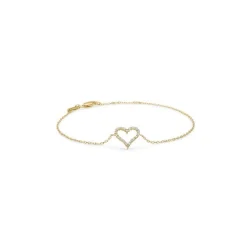 Mads Z - Tender Heart Armband aus 14kt. Gold und 0,12ct. Brillanten