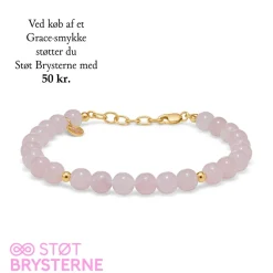 Mads Z x „Support the Breasts armband in vergoldete silber 2024