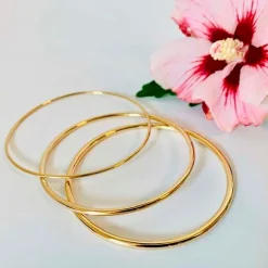 Massive Armreifen von BNH aus 14 kt. Gold