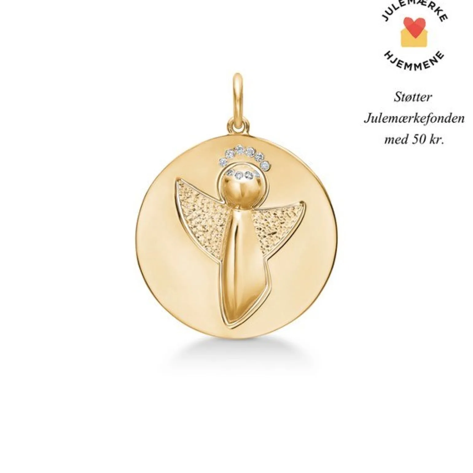 ME & MY ANGEL 2-I-1 vergoldete Halskette von Mads Z