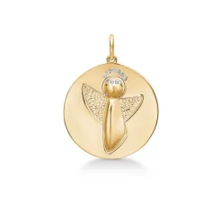 ME & MY ANGEL 2-I-1 vergoldete Halskette von Mads Z