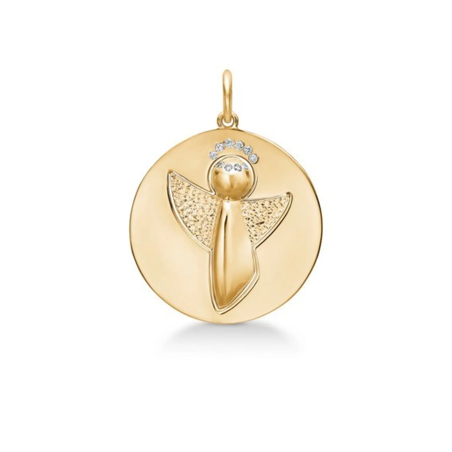 ME & MY ANGEL 2-I-1 vergoldete Halskette von Mads Z