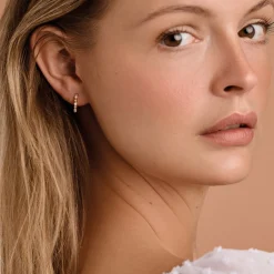 MELFIA Ohrringe mit zirkonia 14kt. Gold