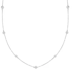 MerlePerle - Agnes Halskette aus silber mit Perlen