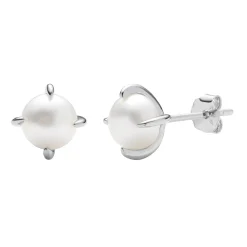 MerlePerle - Alma Perlenohrringe in silber mit echter Perle