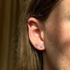 MerlePerle - Alva Ohrstecker aus silber m. zirkonia