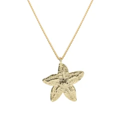 MerlePerle - Britt Halskette in vergoldete silber