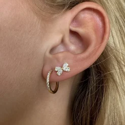 MerlePerle - Elvira Ohrstecker aus vergoldete silber mit Schleifen