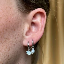 MerlePerle - Enya-Ohrringe aus silber mit Perlmutt