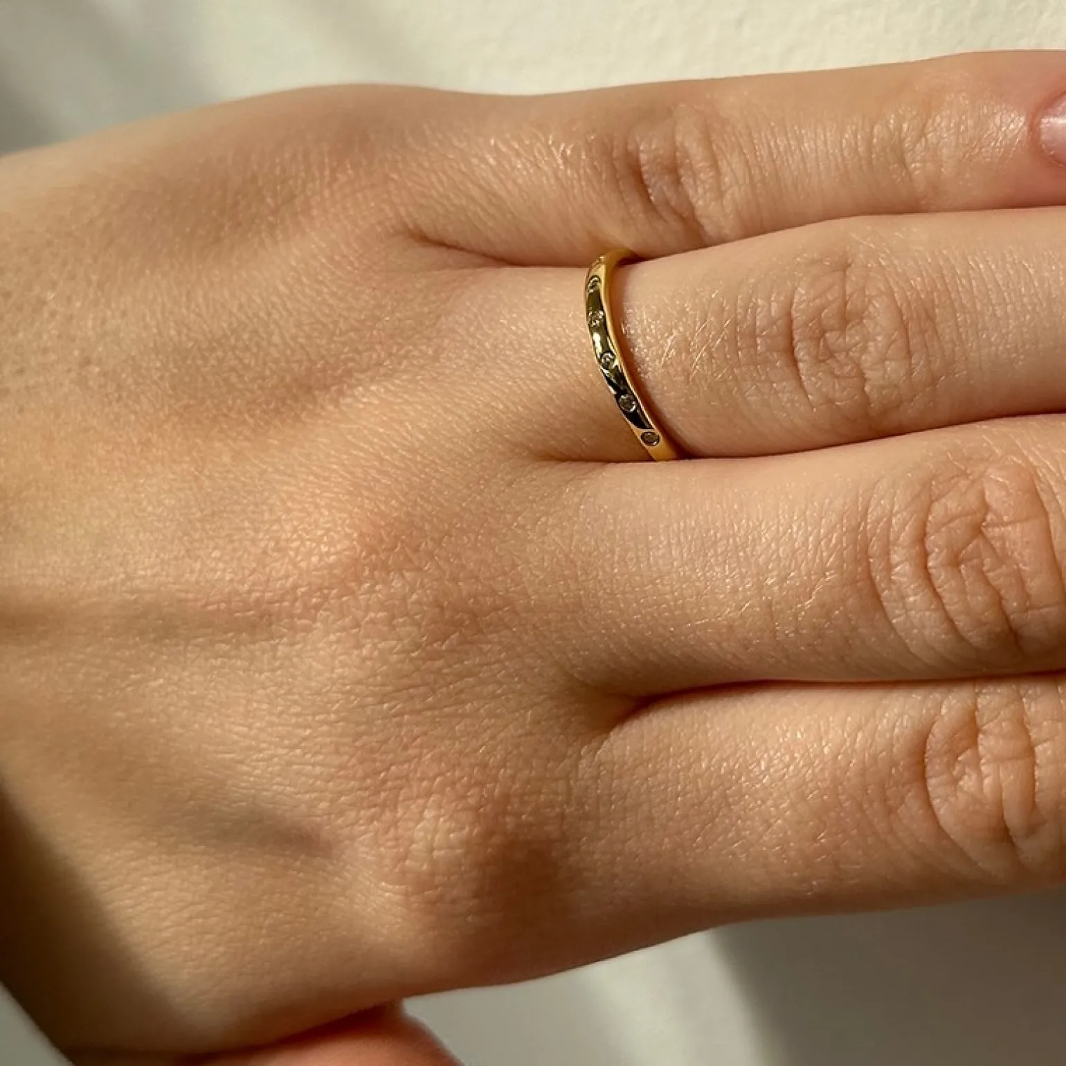 MerlePerle - Filippa ring aus vergoldetem silber