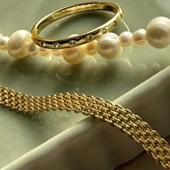 MerlePerle - Filippa ring aus vergoldetem silber